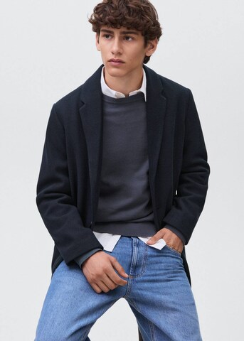 MANGO TEEN Coat in Blue