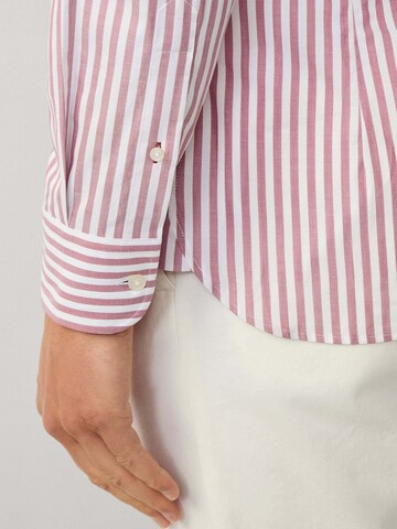 Slim fit Camicia 'Soft Bengal' di Hackett London in rosso