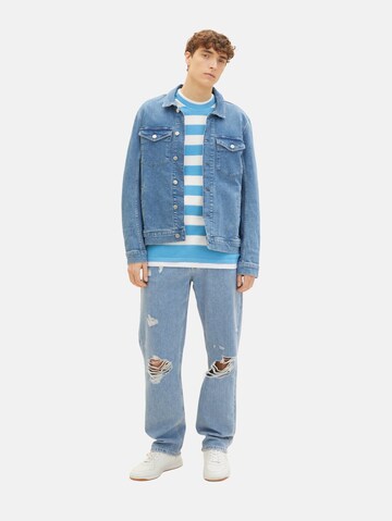 TOM TAILOR DENIM Pullover in Blau