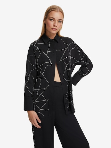 NOCTURNE Blouse in Zwart: voorkant