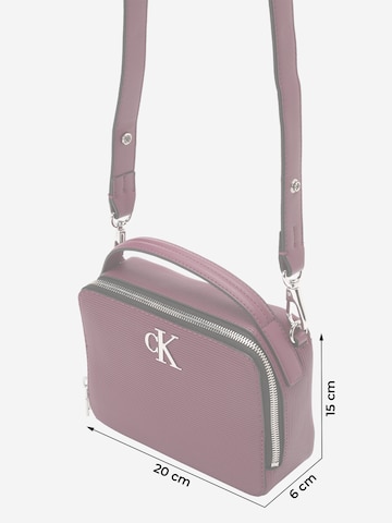 Calvin Klein Jeans Crossbody Bag 'MINIMAL MONOGRAM CAMERA' in Purple