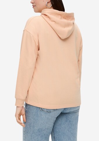 Sweat-shirt QS en orange