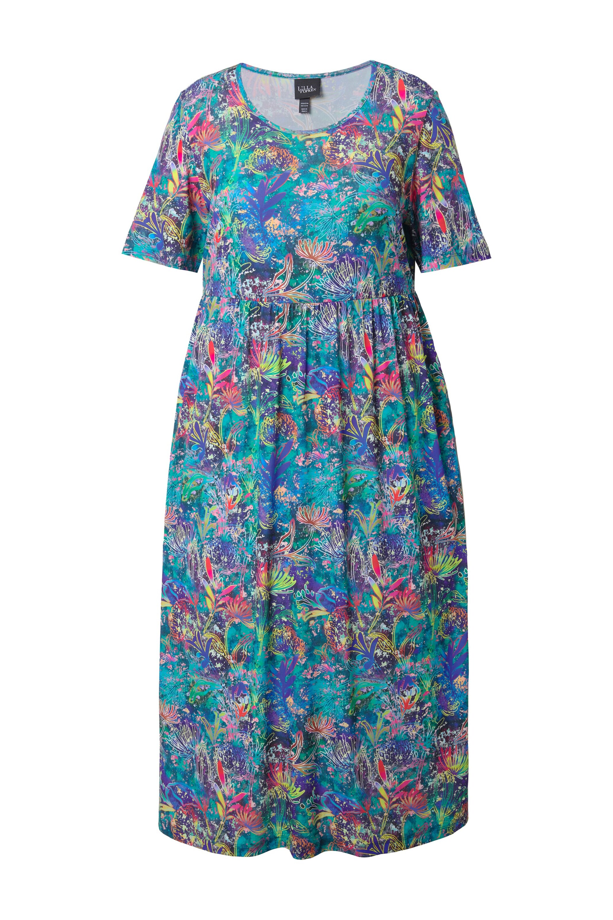 Ulla Popken Kleid in Blau: Vorderseite