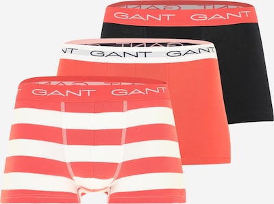 Boxeri GANT pe portocaliu somon / roz zmeură / negru / alb, Vizualizare produs