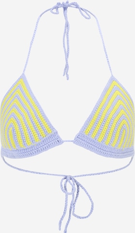 Samsøe Samsøe Triangle Bikini Top 'UNI' in Blue: front