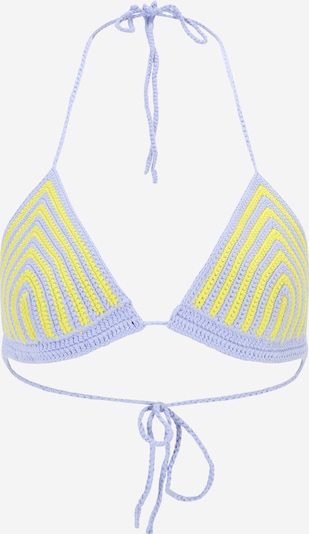 Samsøe Samsøe Hauts de bikini 'UNI' en jaune / bleu violet, Vue avec produit