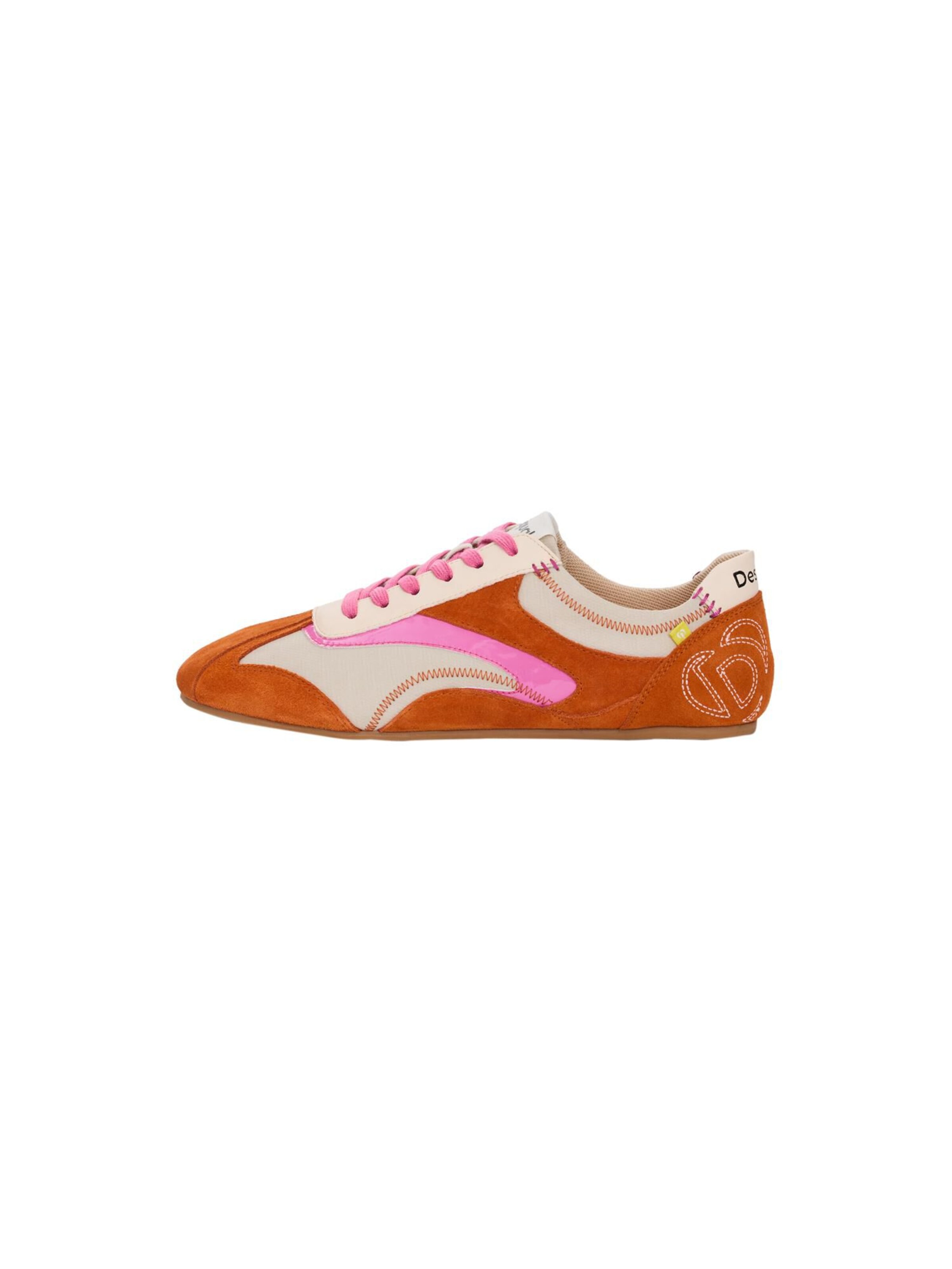 Desigual Låg sneaker i orange: framsida