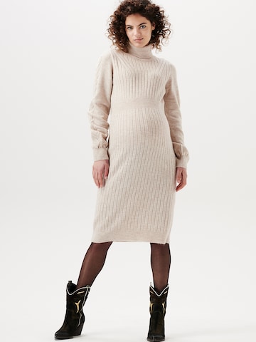 Supermom Knit dress 'Cornelia ' in Beige