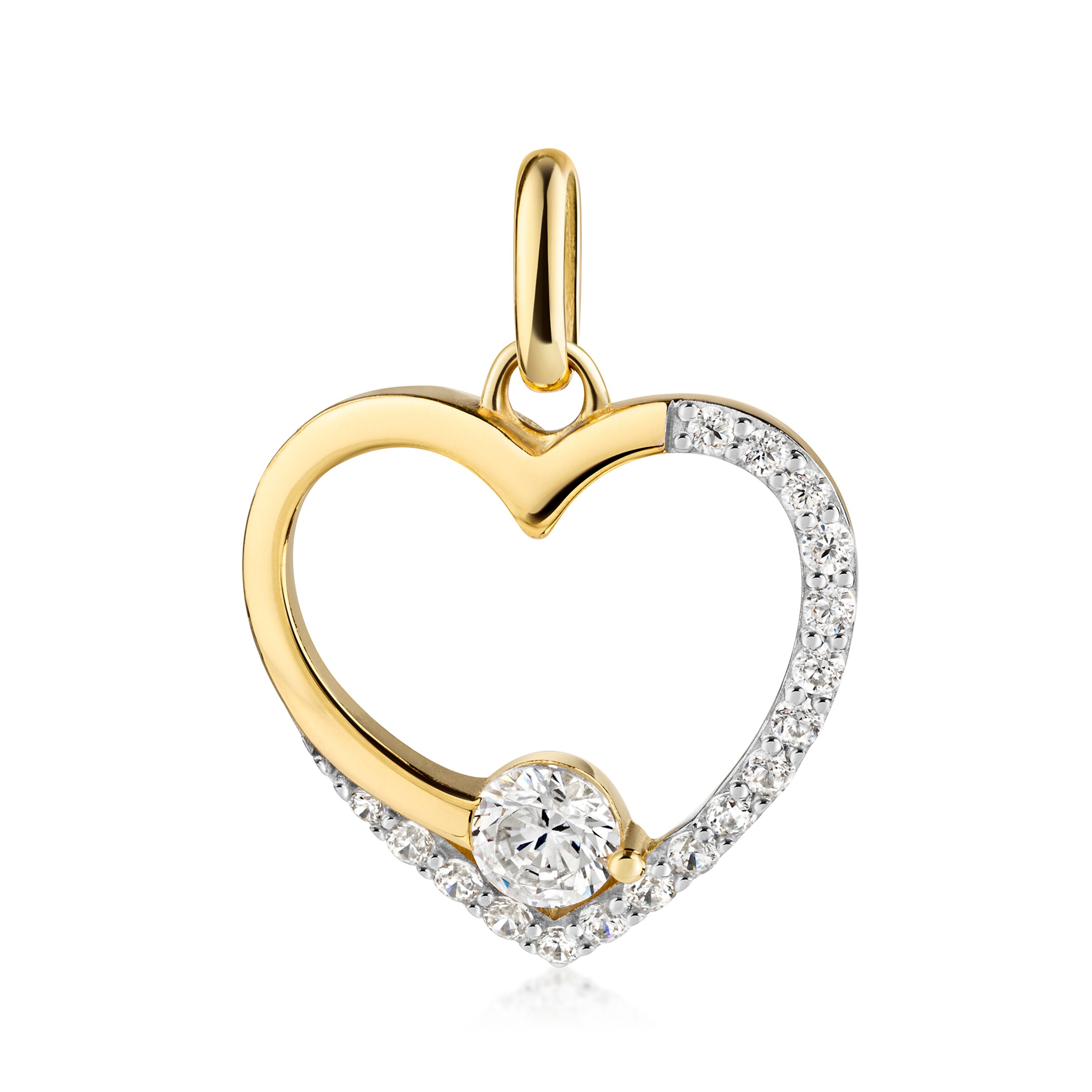 FIRETTI Pendant in Gold: front