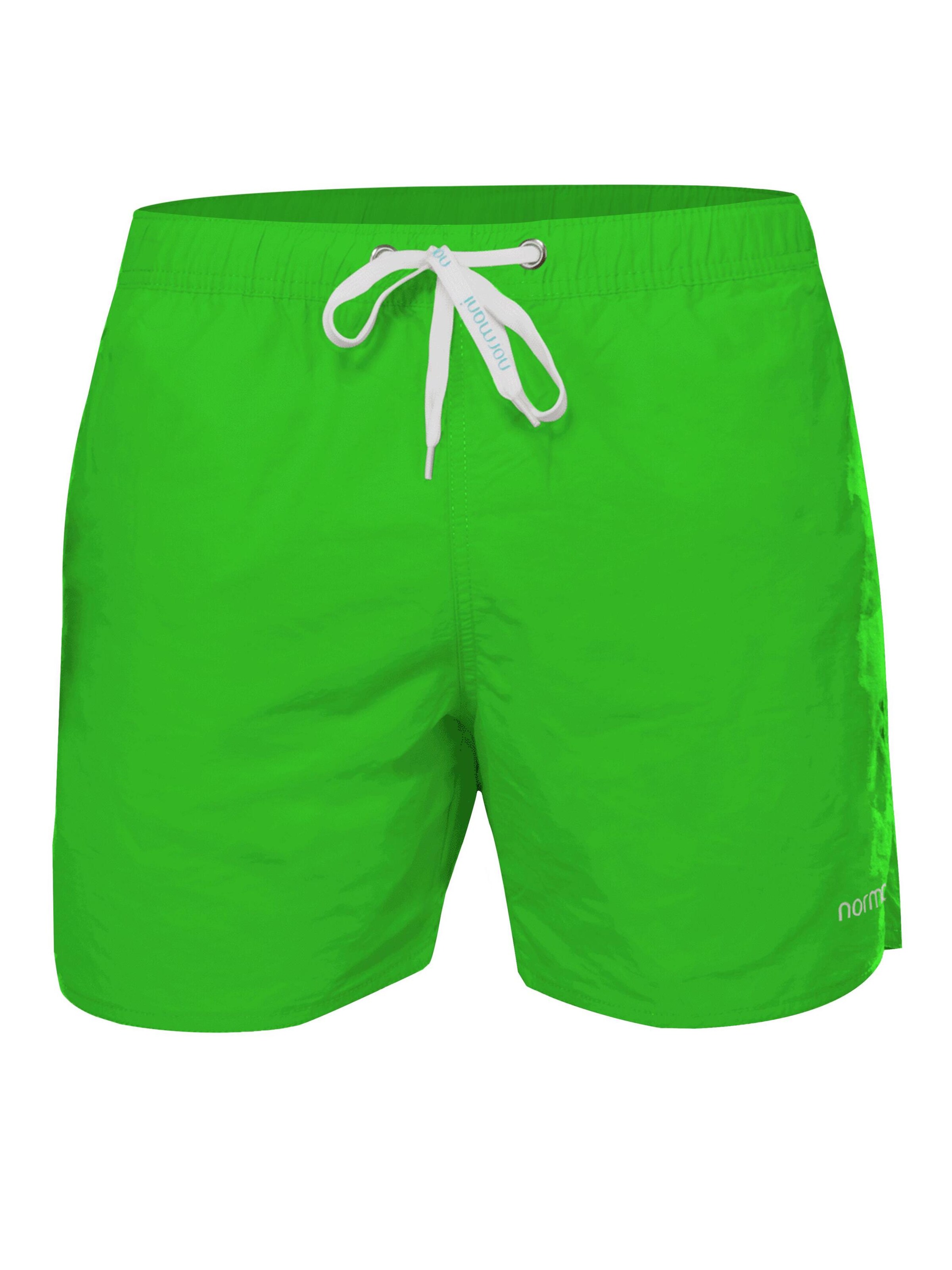 Shorts de bain 'Coastline' normani en vert : devant