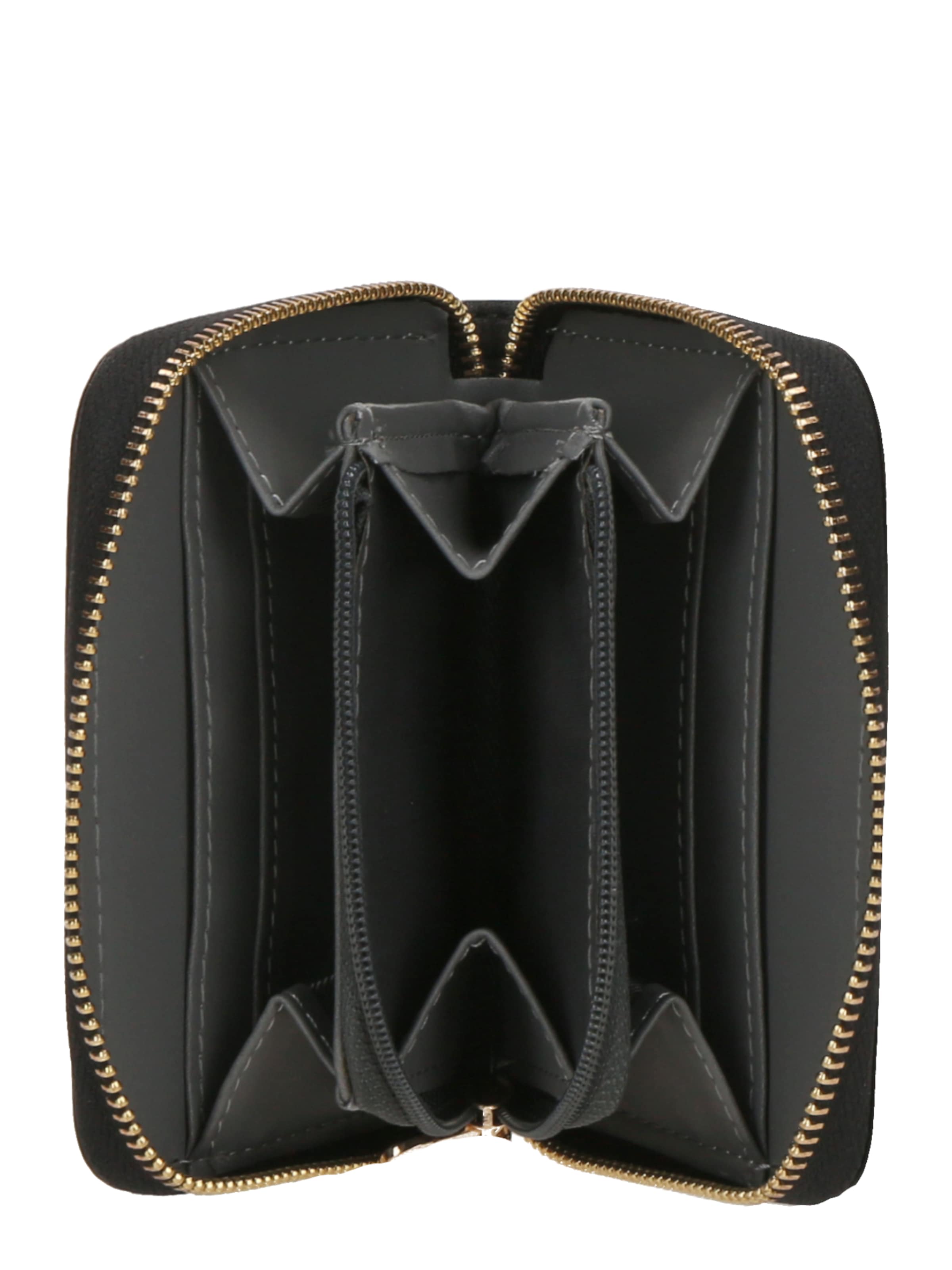 Seidenfelt Portemonnaie 'YLVA' in Schwarz