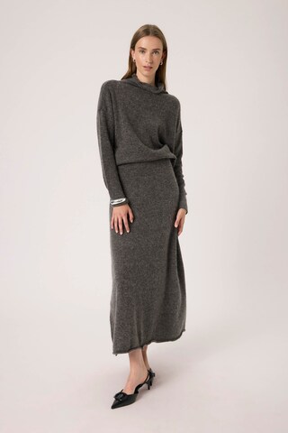 SOAKED IN LUXURY Skirt 'SLMiya' in Grey