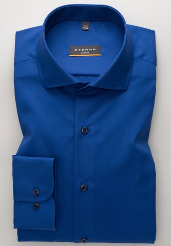 ETERNA Slim Fit Hemd in Blau