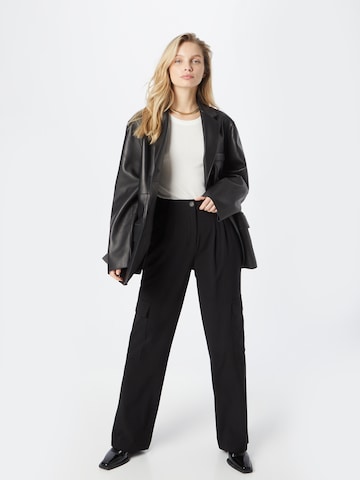 modström Regular Pleat-front trousers 'Anker' in Black