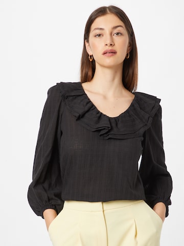 Thought Bluse 'Dianella' in Schwarz: predná strana