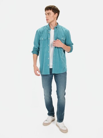 CAMEL ACTIVE Regular fit Button Up Shirt in Blue