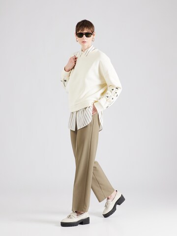 VERO MODA Sweatshirt 'IVY' i beige