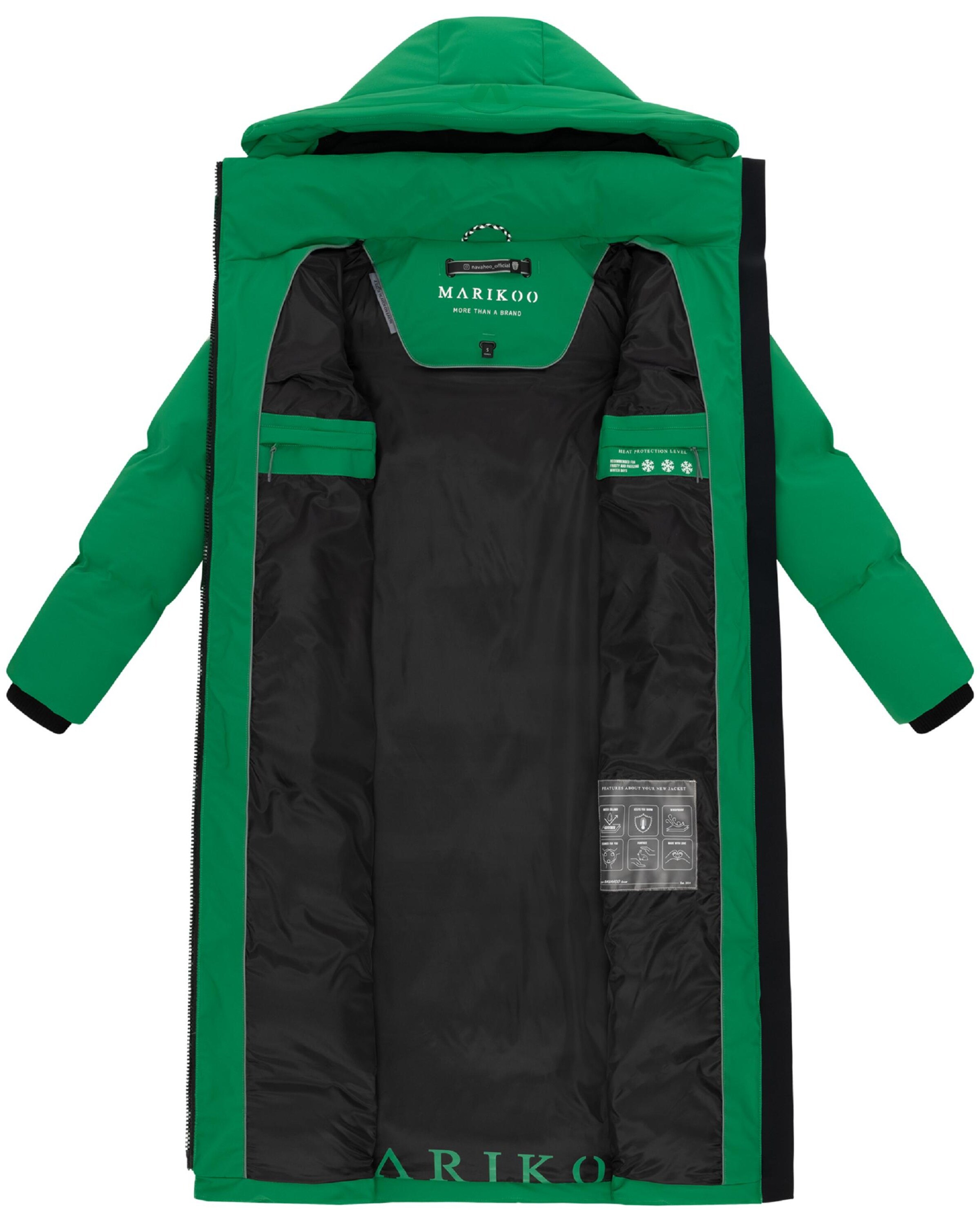 MARIKOO Raincoat 'Tikoraa 16' in Green
