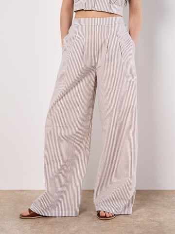 Wide Leg Pantalon ' ' Apricot en beige