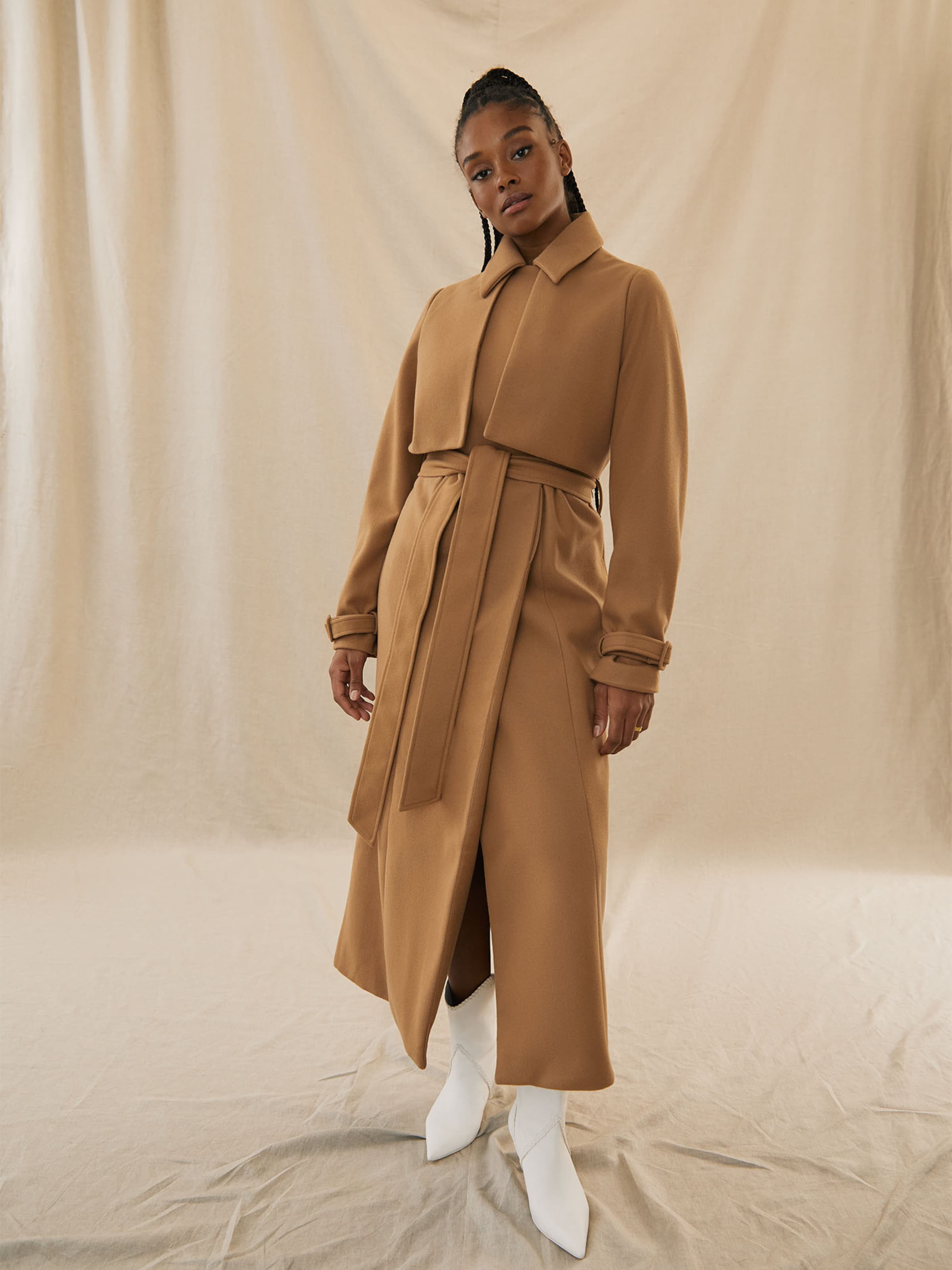Vêtements Manteau mi-saison 'Remi' Kendall for en Camel 