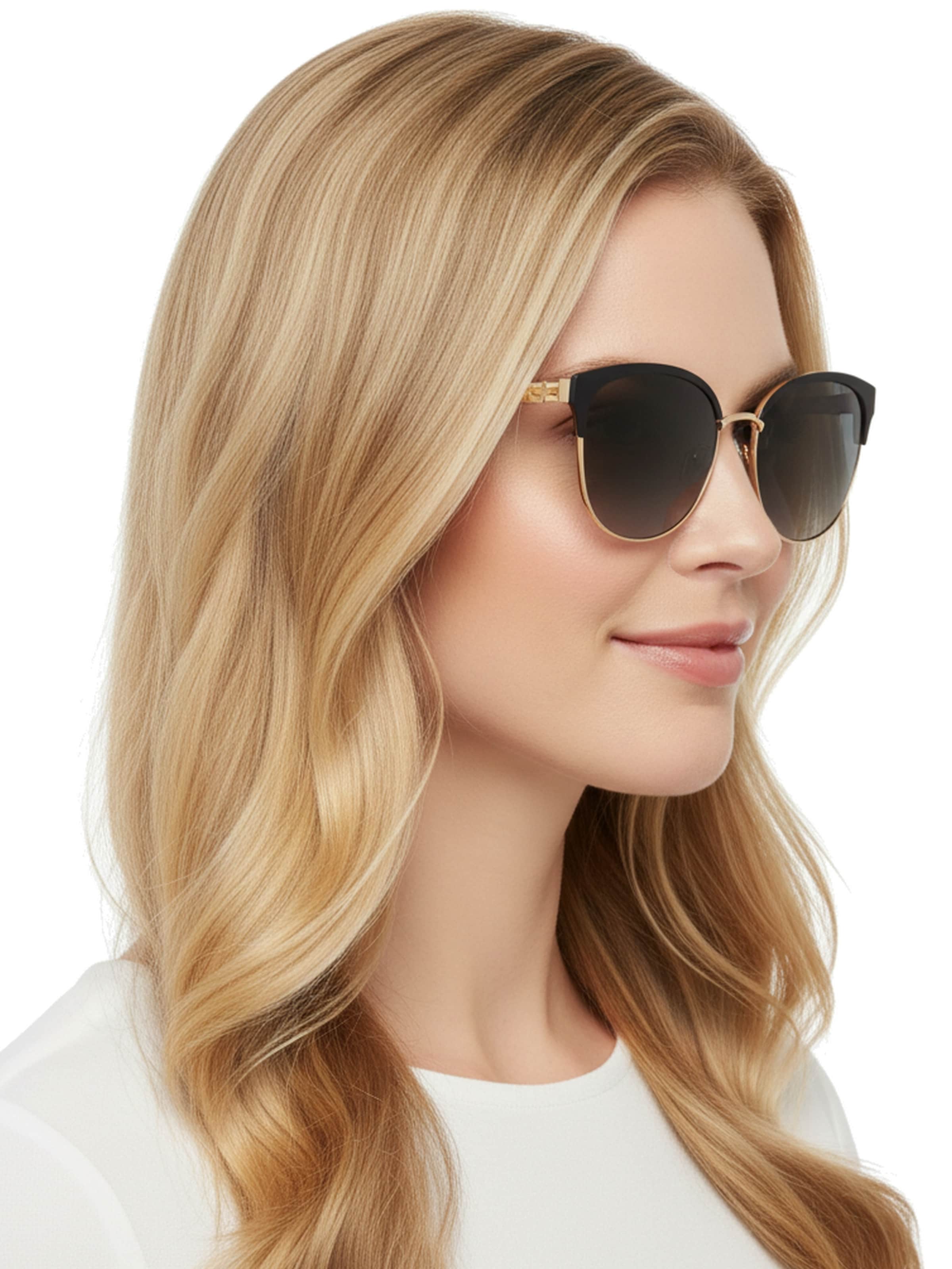 Lunettes de soleil Carolina Herrera en noir