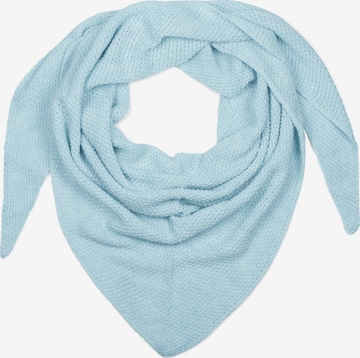 styleBREAKER Tuch 'Strick Dreiecktuch Einfarbig' in Blau: Vorderseite