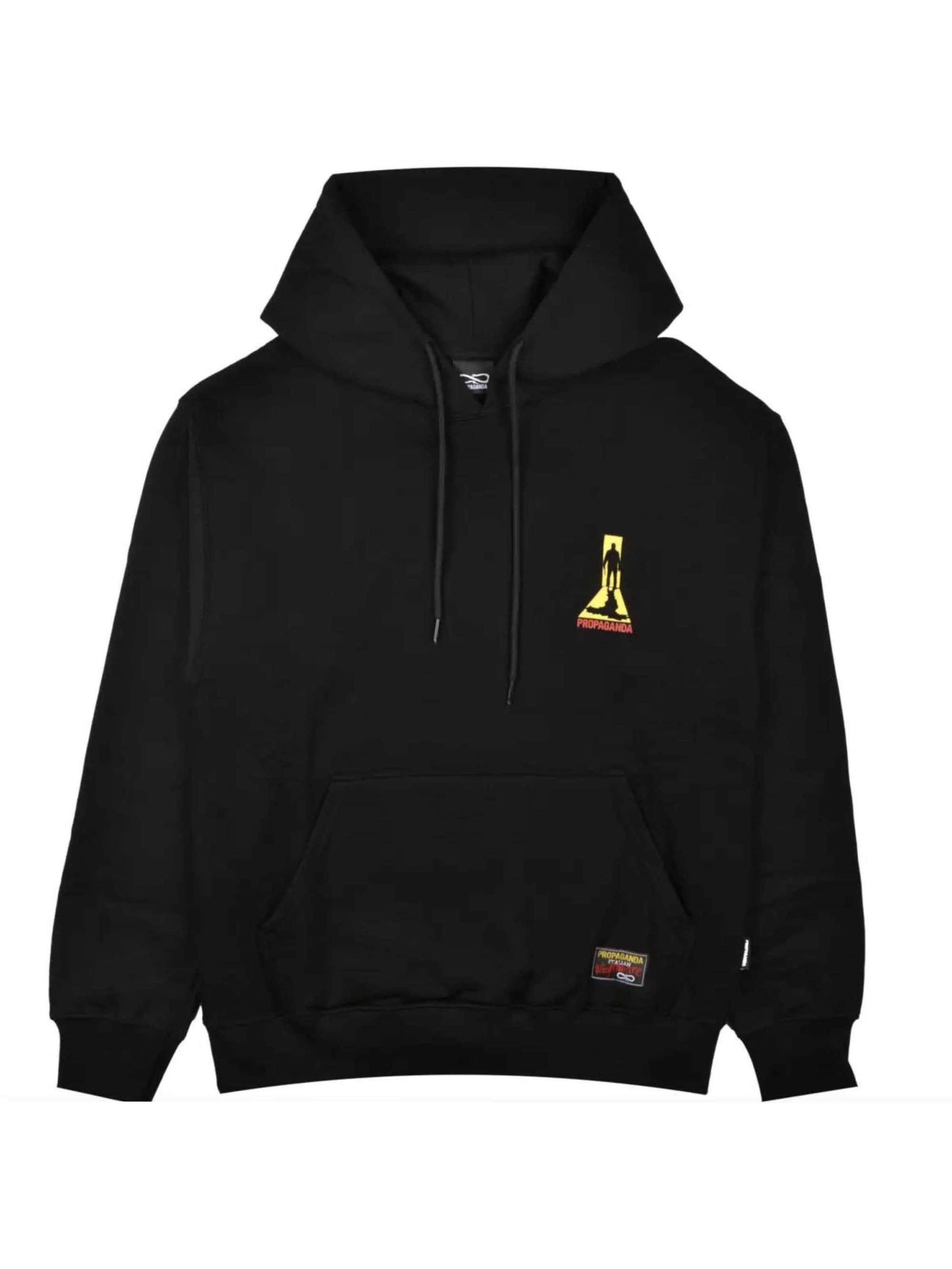 Propaganda Sweatshirt 'Nightmare' in Zwart: voorkant