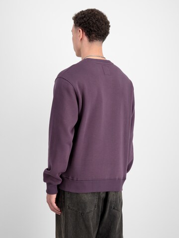 Sweat-shirt ALPHA INDUSTRIES en violet