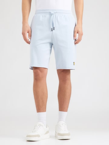 Regular Pantalon 'Fly' Lyle & Scott en bleu : devant