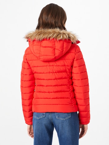 Superdry Winter Jacket 'Fuji' in Red