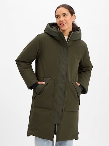 Manteau d’hiver 'MMLissa Bora' MOS MOSH en vert : devant
