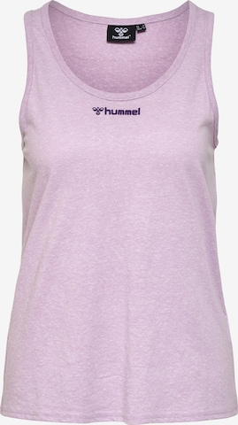 Hummel Top in Lila: voorkant