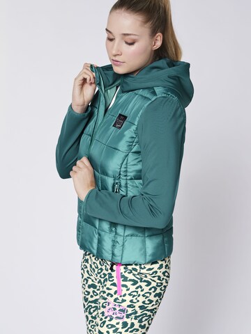 CHIEMSEE Jacke ' im Materialmix ' in Blau