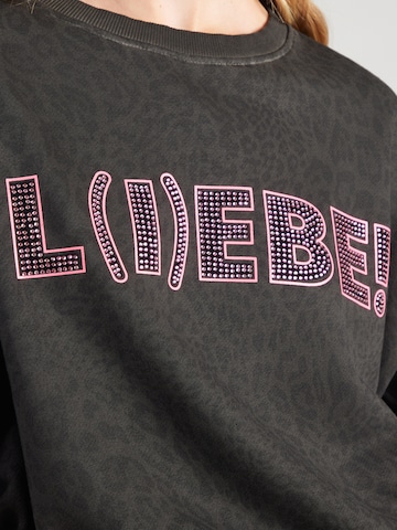 Felpa 'L(I)EBE' di miss goodlife in grigio
