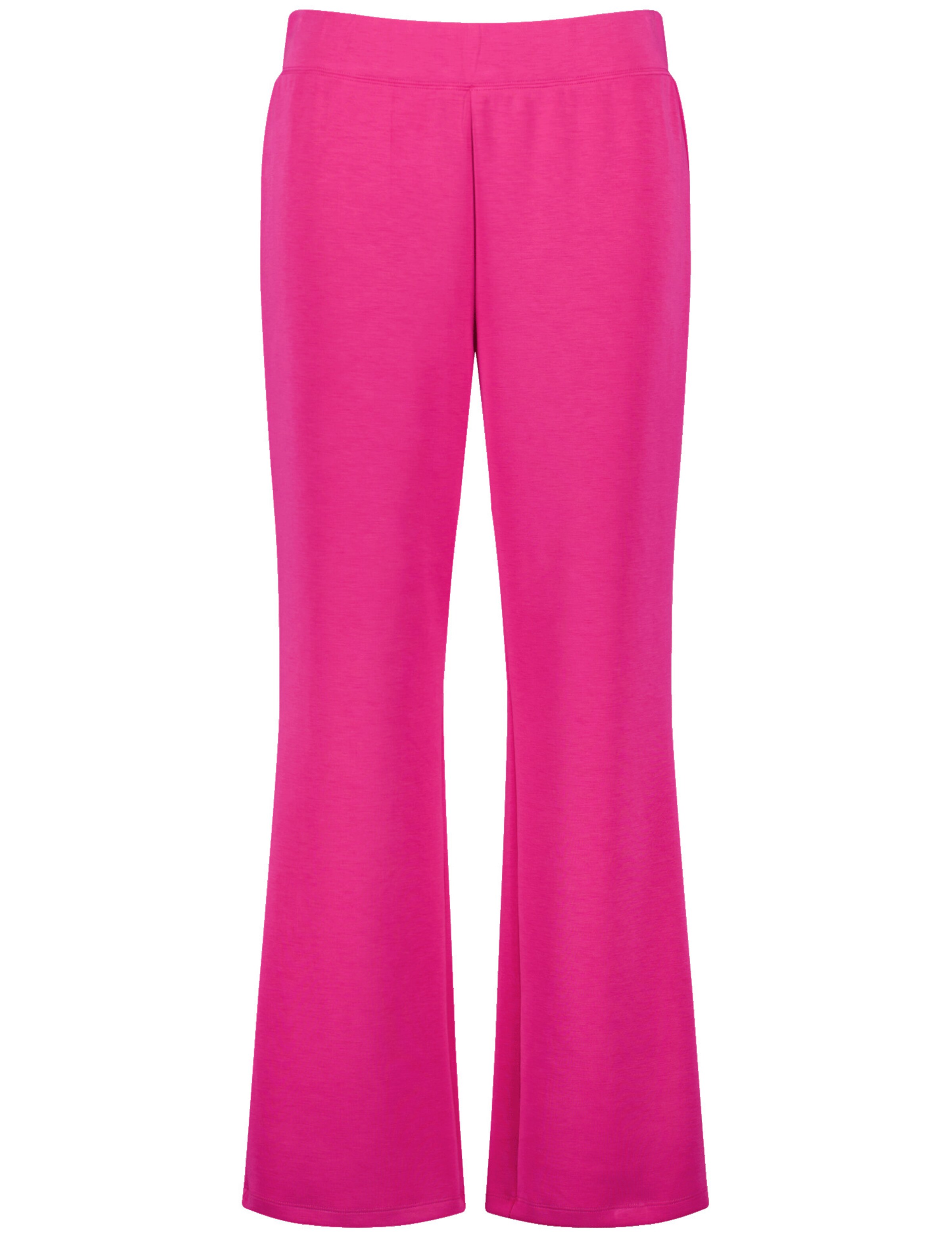 évasé Pantalon SAMOON en rose : devant