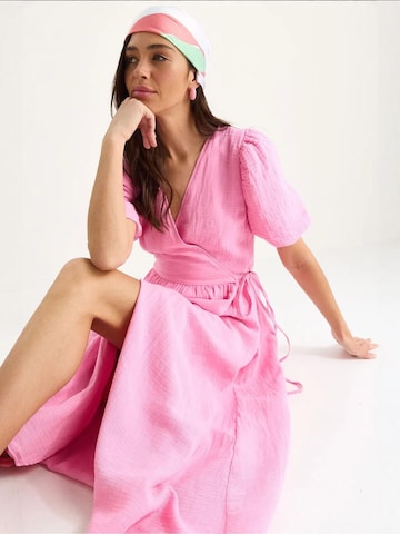 Bianco Lucci Jurk in Roze