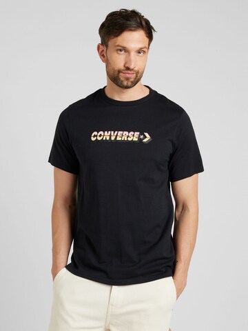 CONVERSE T-Shirt in Schwarz: Vorderseite