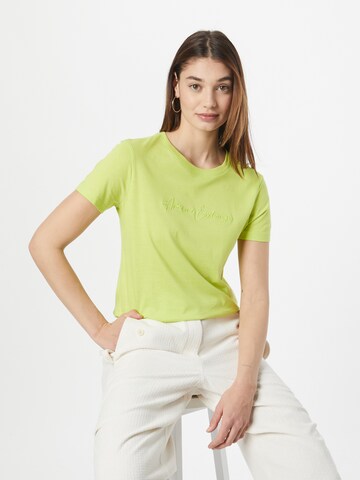 Tricou de la ARMANI EXCHANGE pe verde: față