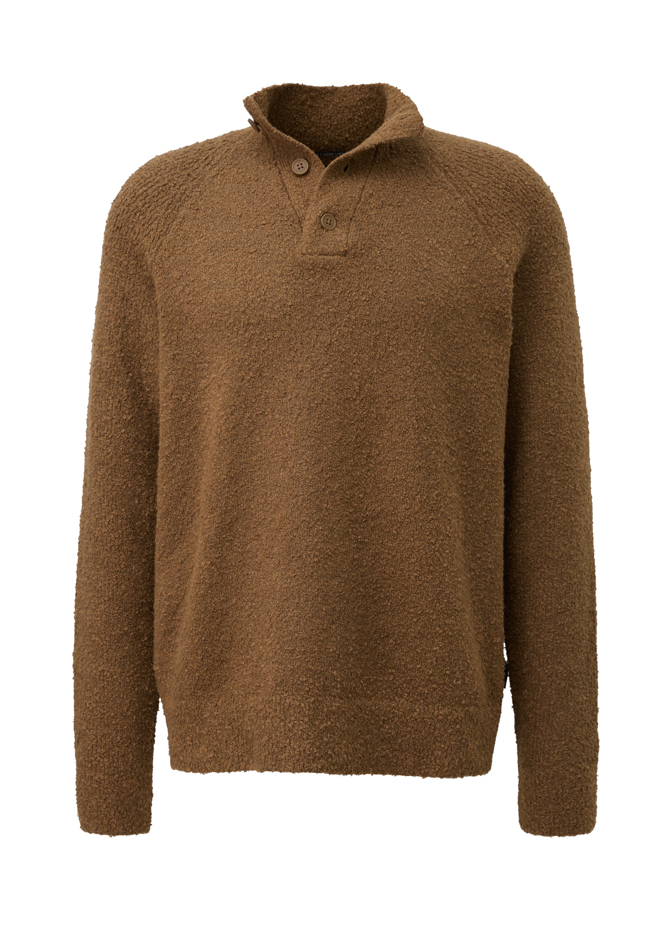 Pull-over QS en marron : devant