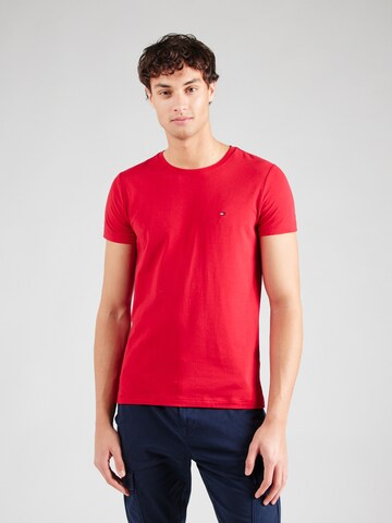TOMMY HILFIGER - Ajuste estrecho Camiseta en rojo: frente