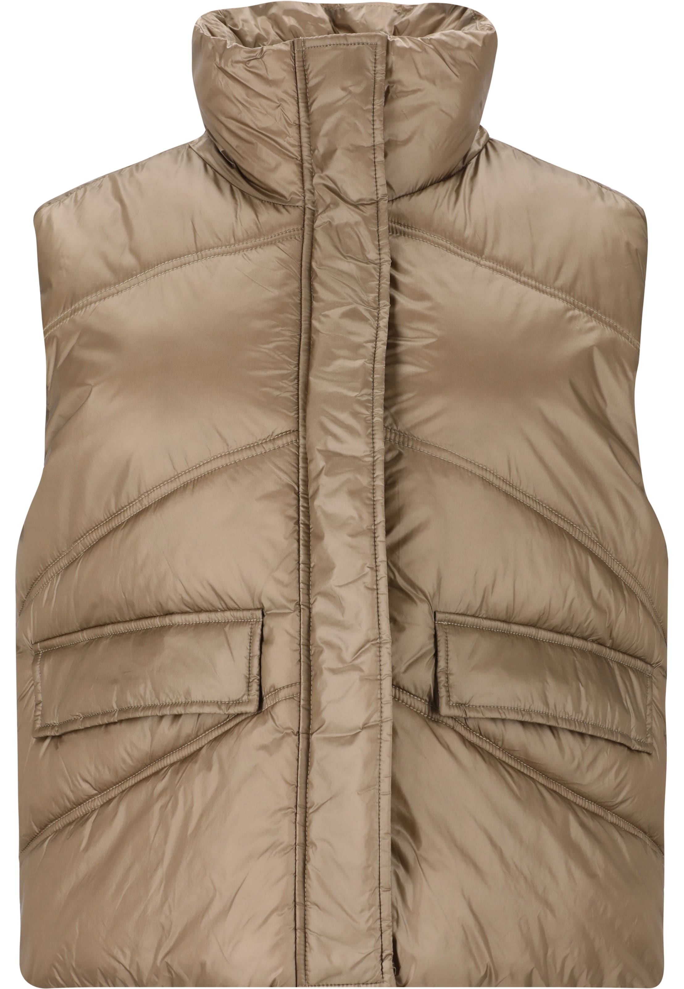 Athlecia Спортивная жилетка 'Chica' в Коричневый: спереди