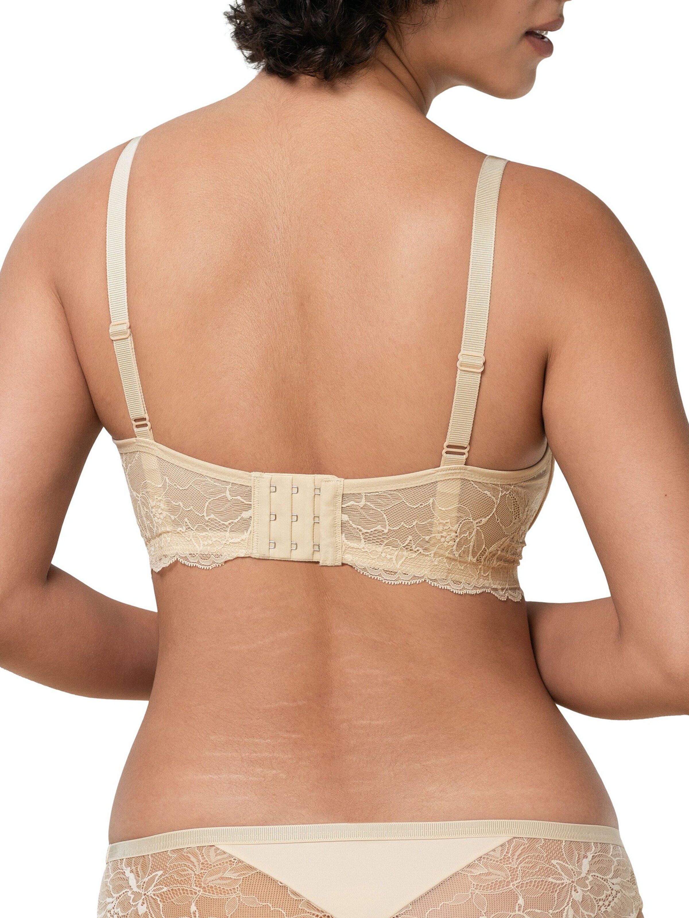 TRIUMPH T-Shirt Bügelloser BH ' Amourette Charm ' in Beige