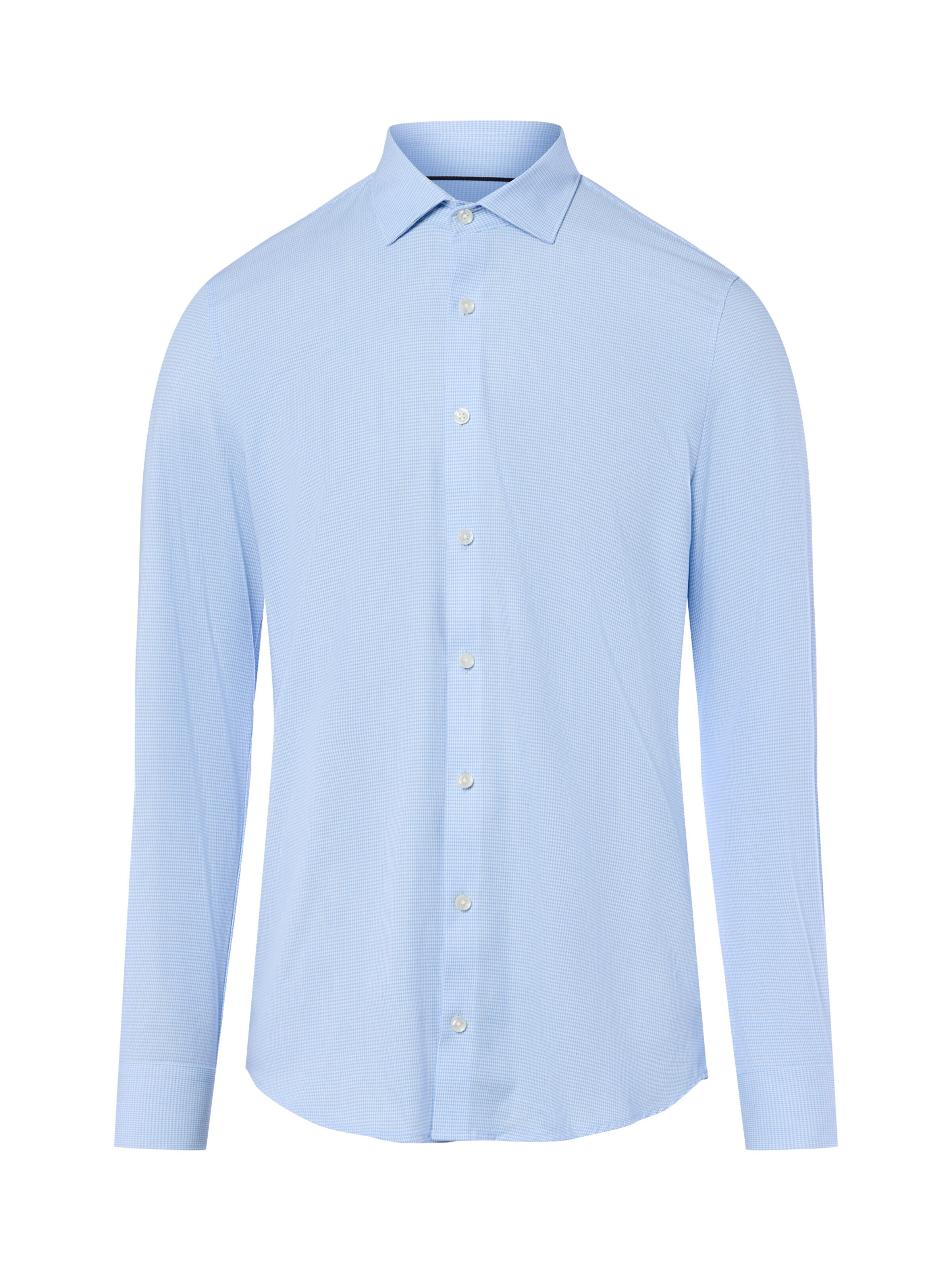 Finshley & Harding Super Slim Fit Business Shirt in Blue: front