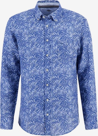 FYNCH-HATTON Regular fit Button Up Shirt in Blue: front