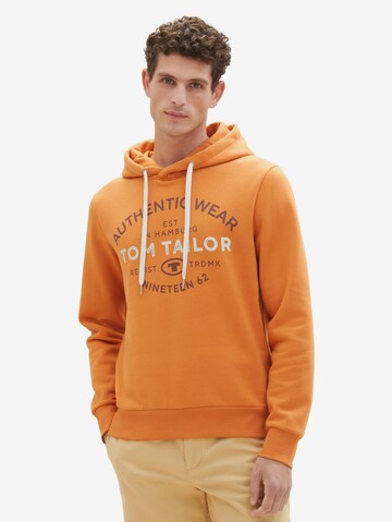 TOM TAILOR Sweatshirt i orange: forside