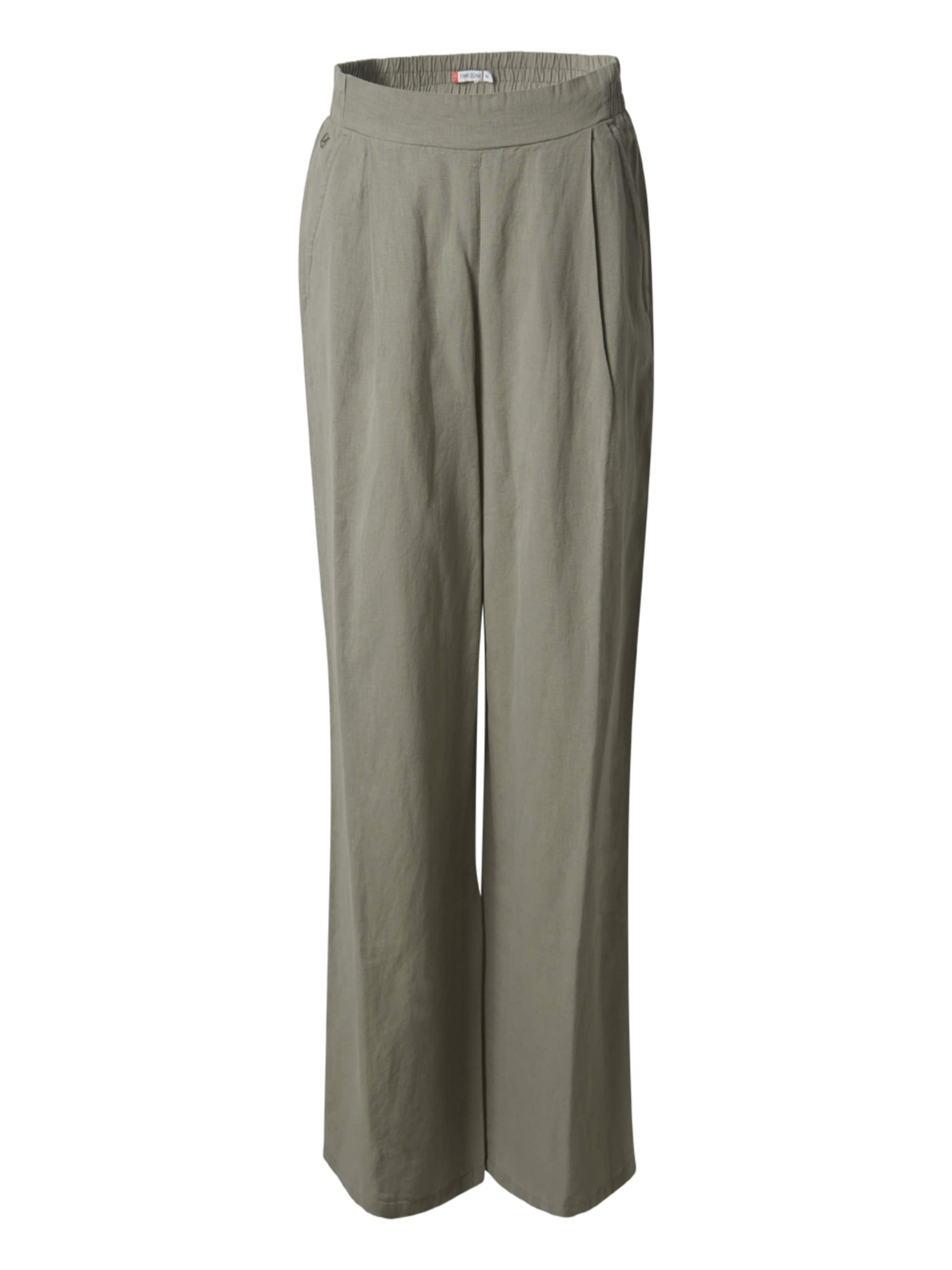 TIMEZONE Loose fit Pants 'Wide' in Green: front