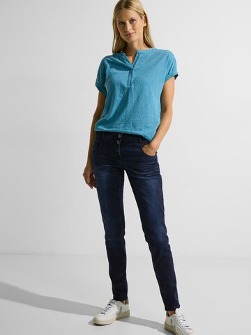 CECIL Slimfit Jeans 'Scarlett' in Blau