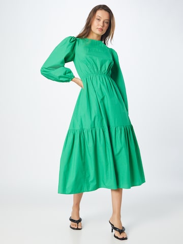 Warehouse Платье в Зеленый: спереди