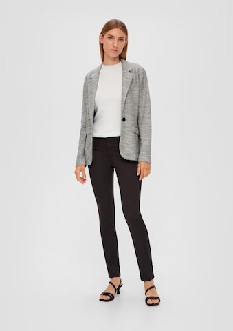 s.Oliver BLACK LABEL Skinny Jeans 'Izabell' in Grijs: voorkant