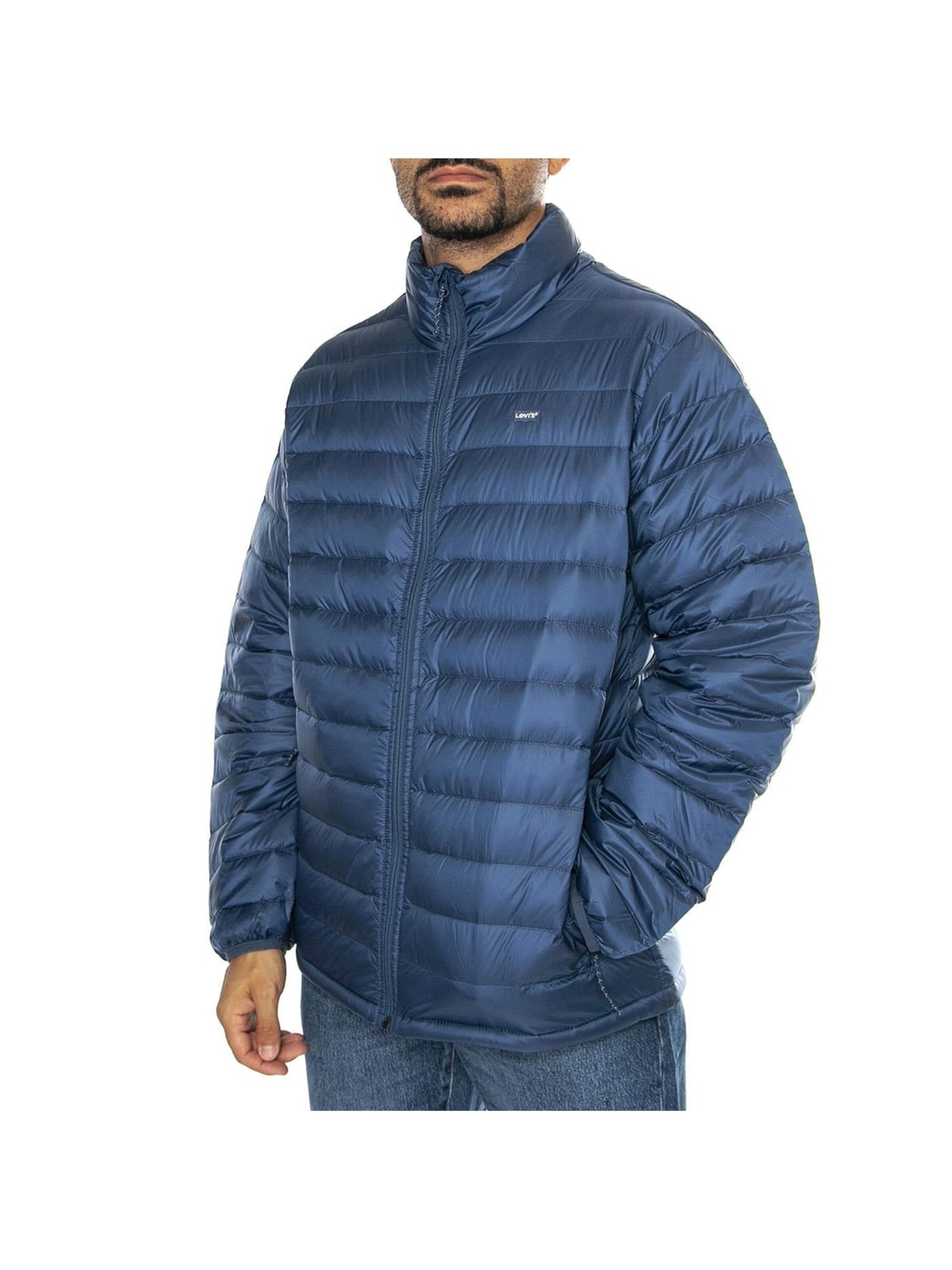 LEVI'S ® Übergangsjacke 'Tobal Down Packable Sargasso Sea Blue' in S in blau, Produktansicht